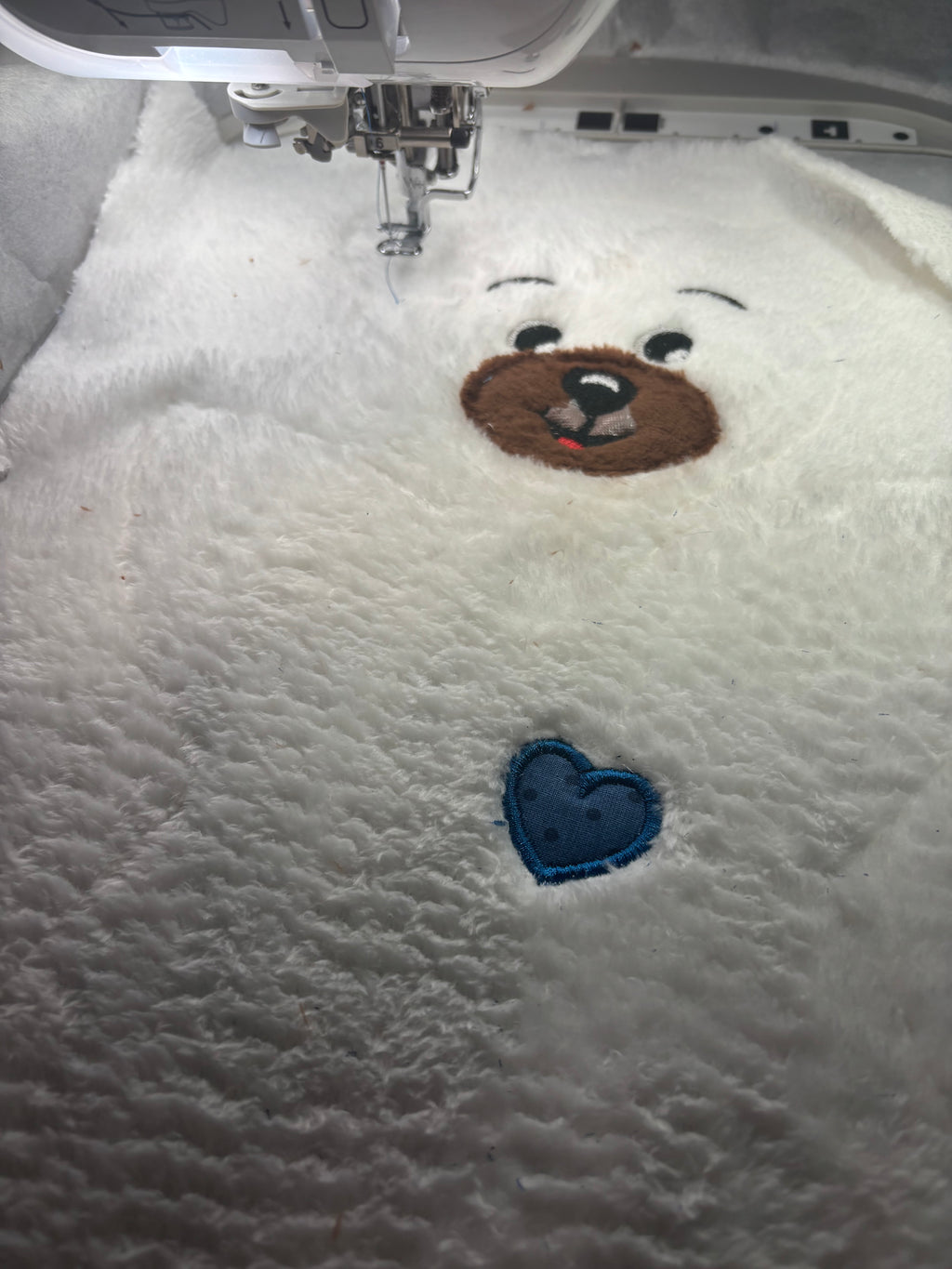 Personalisiertes Schnuffeltuch 35cm - mit  Namen bestickt