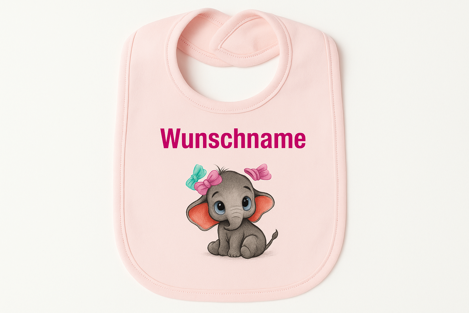 Baby Lätzchen mit Elefant