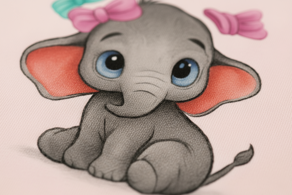 Lätzchen Stickerei Detail