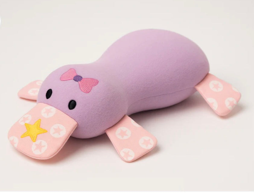 Ente bestickt - Kuscheltier Namen personalisiert Geschenk