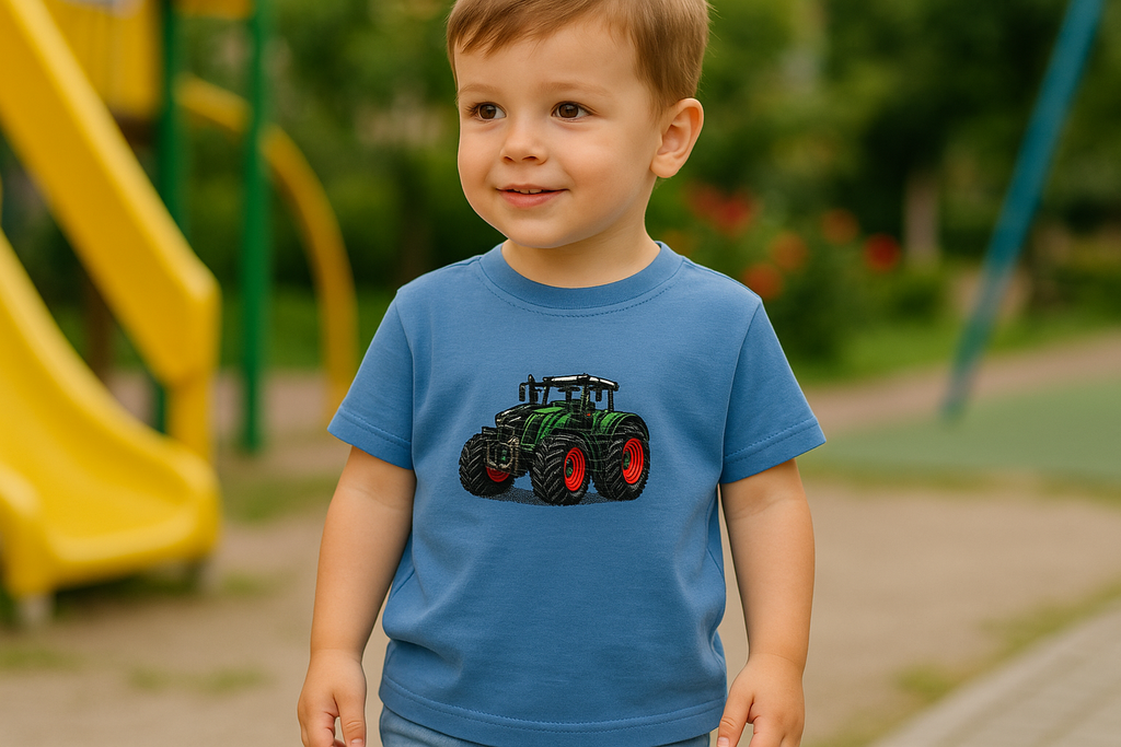 Schönes Bild mit Traktor T-Shirt